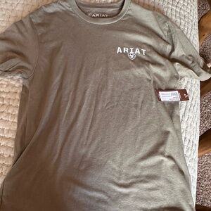 Ariat Men's Khaki Short Sleeve Tee